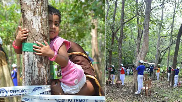 International Day of Forests: 4,620 people set record for largest tree hug in India