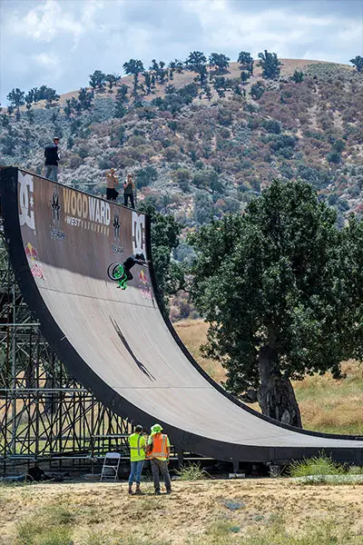 Aaron executes the highest wheelchair hand plant in 2018 ...and also the tallest quarterpipe drop in by wheelchair on the same day!