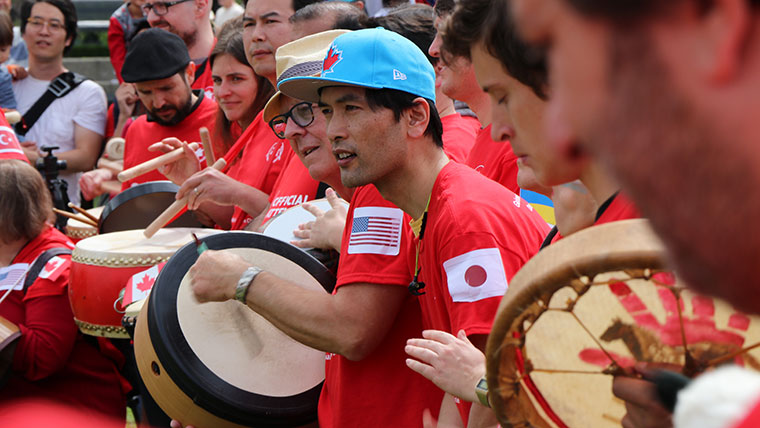 Most nationalities in a drum circle case study header