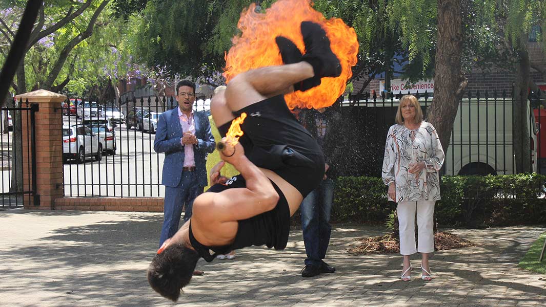 Most fire breathing full twist backflips header