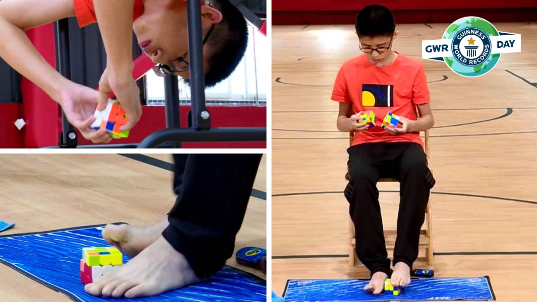 Que Jianyu rubiks cubes