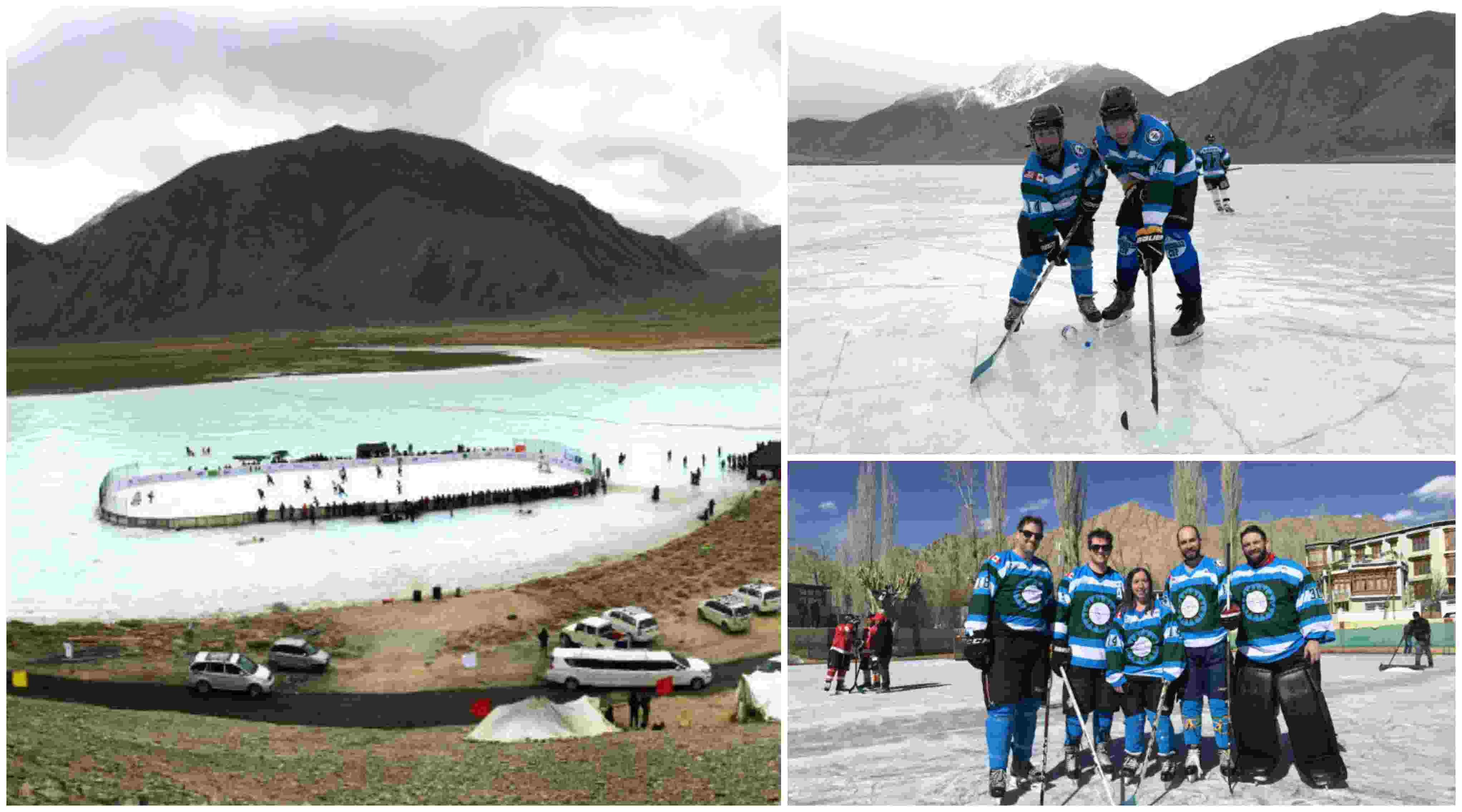 Highest altitude game of ice hockey 10