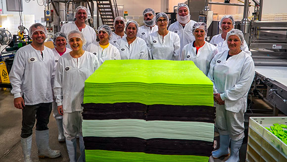 Largest liquorice allsort chefs header