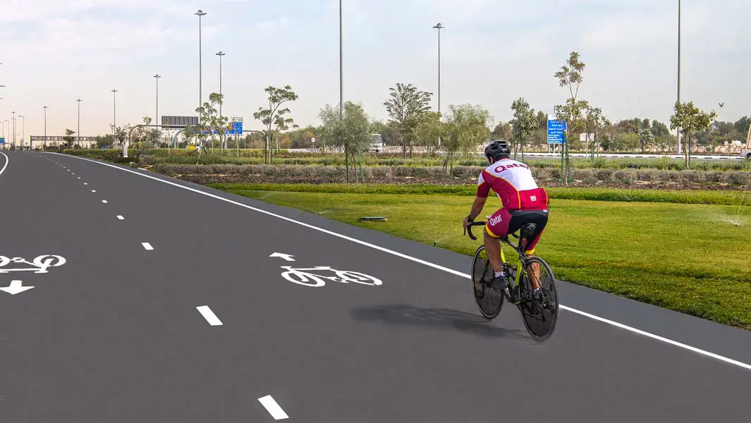 The longest continuous cycle path in the world laid in Qatar
