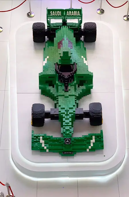 WATCH: Time-lapse of the world's largest Lego Formula 1 car build
