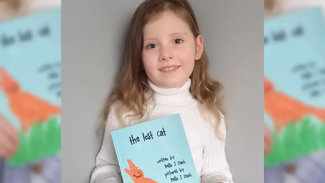 Five-year-old Brit becomes youngest female to publish a book