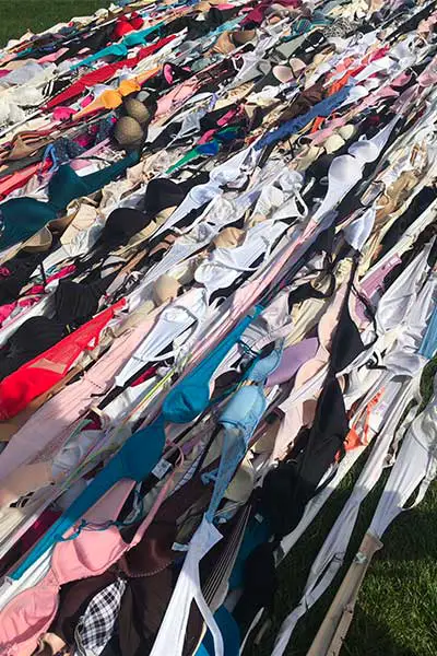 World's longest bra chain record set to support the fight against