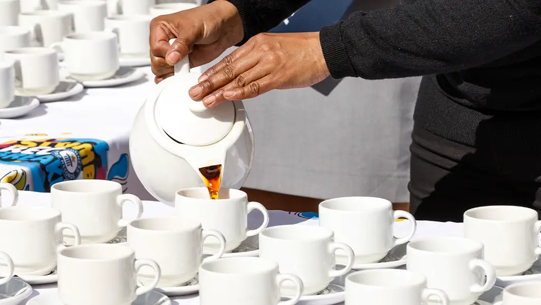South African woman makes 249 cups of tea in one hour to set record