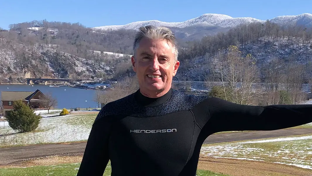 USA pastor braves freezing waters to become oldest male ice mile swimmer