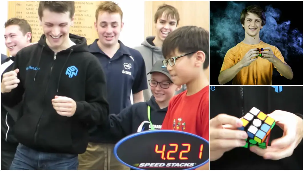 Feliks Zemdegs Achieves Fastest Time To Solve A Rubik S Cube In 4 22 Seconds Guinness World Records
