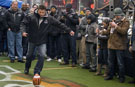 Hundreds help break American football field goal record in New York’s Times Square