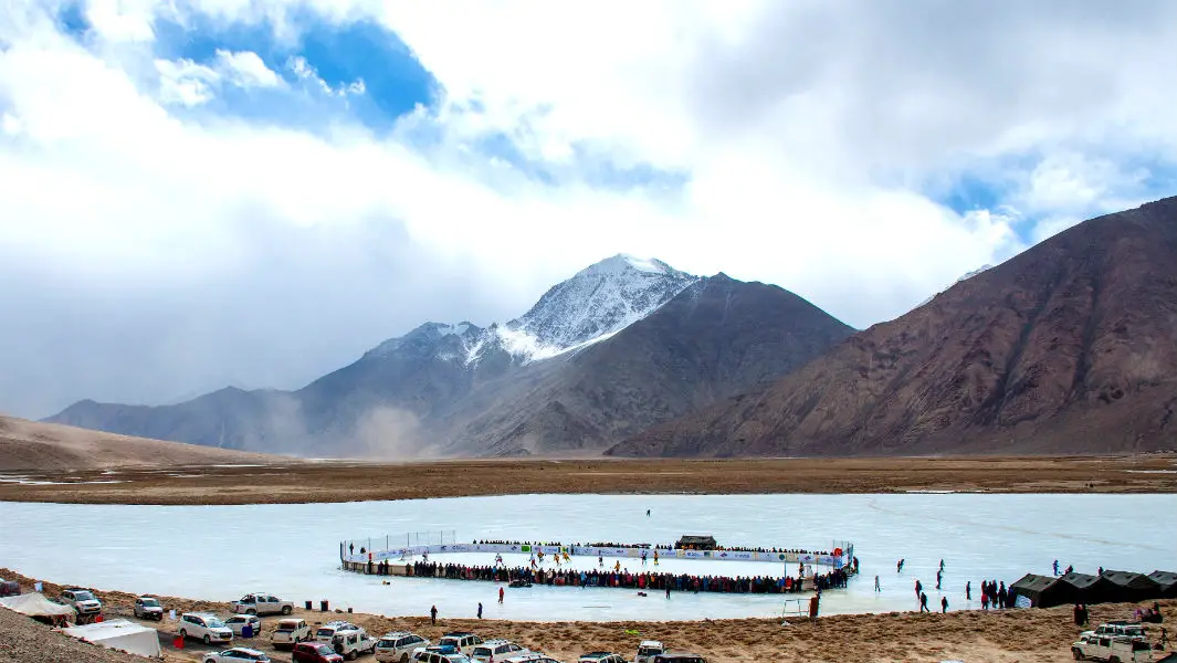 How and why the world’s highest altitude ice hockey game in the Himalayas took place