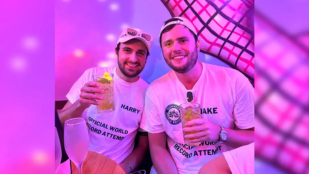 Australian duo drink at 99 bars in one day in record-breaking pub crawl