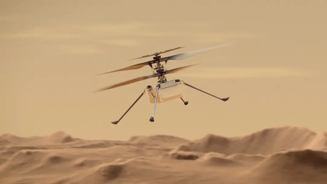 The self-flying helicopter setting world records on Mars