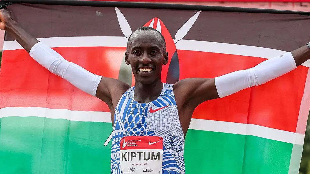 Kenya’s Kelvin Kiptum runs fastest marathon ever