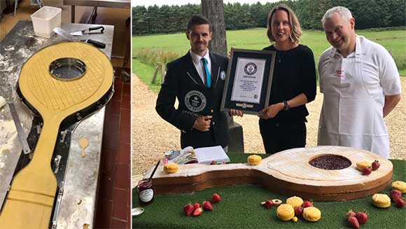 Bake Off winner Frances Quinn creates edible tennis racket to celebrate Wimbledon finals