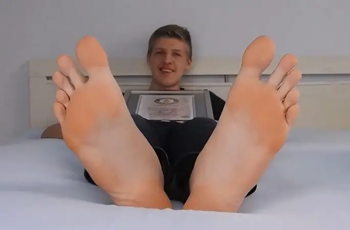 Tickled big feet Big Feet