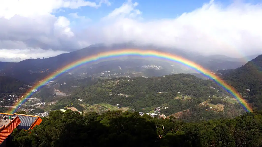 Record confirmed for stunning Taipei rainbow that lasted for almost 9 hours