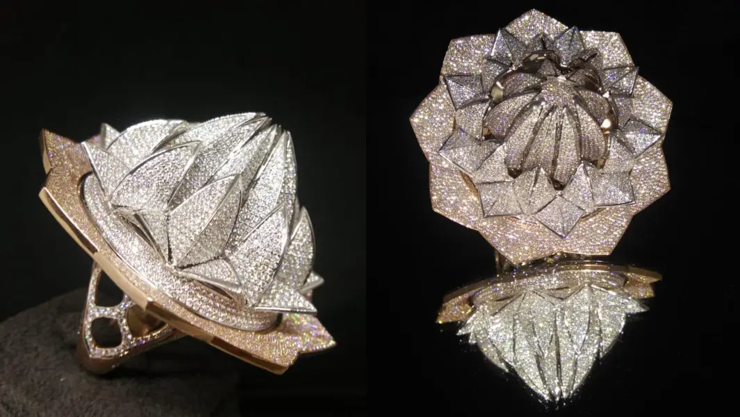 Min Vijftig Kostbaar This record-breaking ring with 7,777 diamonds is worth $4.9 million |  Guinness World Records