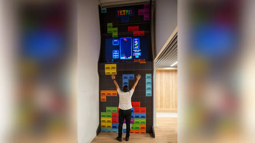 Would you play on the world's largest arcade machine?