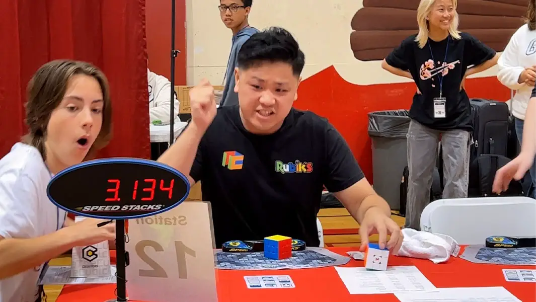 Max Park makes history by solving cube in fastest time ever