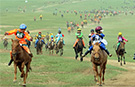Double world record joy for Mongolian horse riders
