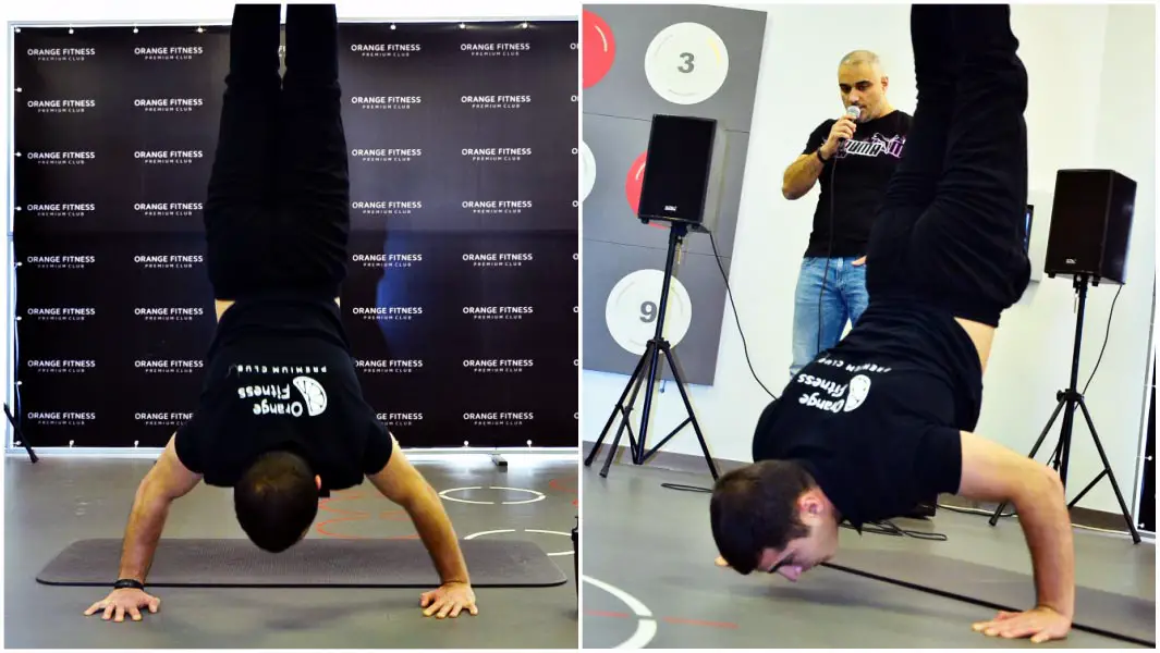 Video: Armenian achieves record for most handstand push ups in one minute
