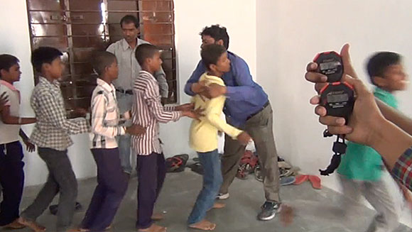 Video: Watch Indian man take on record challenge for most hugs given in a minute