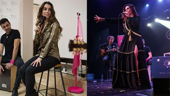 La cantautora Ruth Lorenzo establece récord con ocho conciertos en 12 horas a través de España para recaudar fondos para fundación para la cura del cáncer