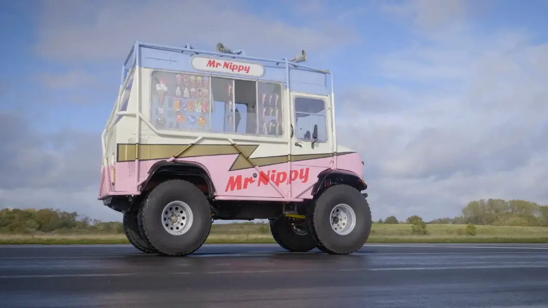 Top Gear presenter Paddy McGuinness smashes electric ice cream van speed record