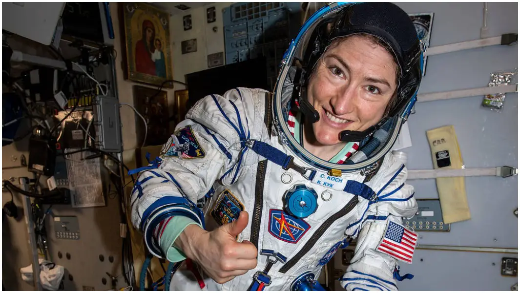 Christina Koch has just made new strides for women in space