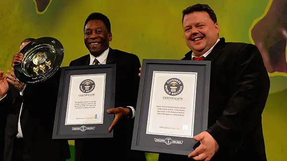 Video: Pelé honoured with two Guinness World Records achievements in London