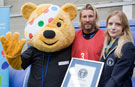 Video: Robbie Savage beats Alan Shearer to seat-sitting record at Wembley Stadium for Sport Relief