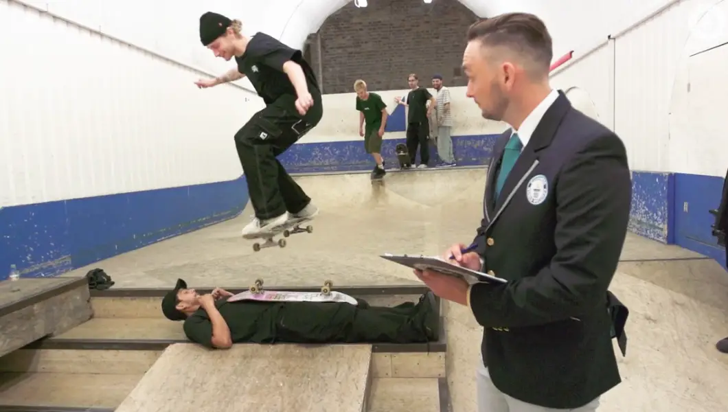 Skateboarding star Jamie Griffin smashes records as pros go head-to-head