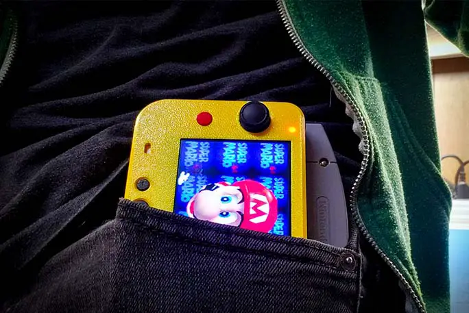 Smallest modified Nintendo 64 console in pocket tcm25 651665