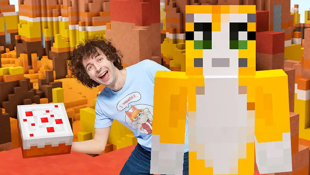 Watch Youtuber Stampy Cat set his new world record on Minecraft
