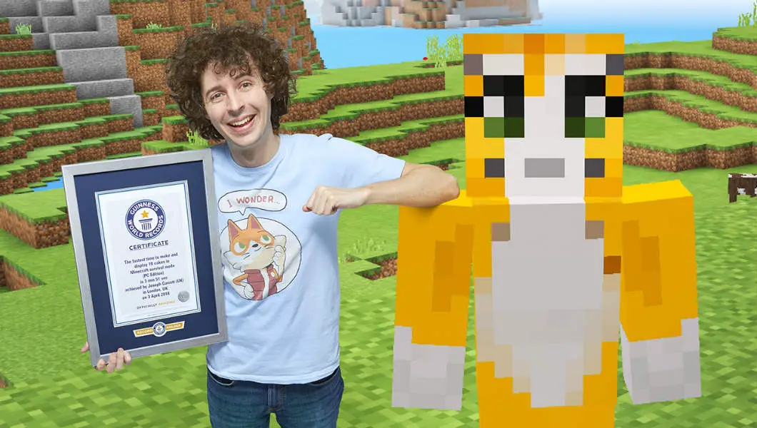 Youtube Star Stampy Cat Sets New Minecraft Record For Gamer S