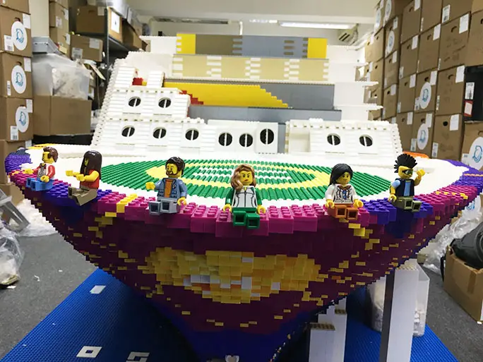 huge lego ship