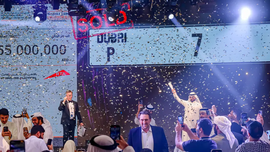 Dubai driver drops nearly $15 million on most expensive license plate ever