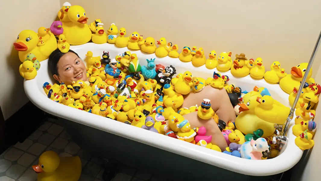 Rubber duck collector waddles her way into the record books