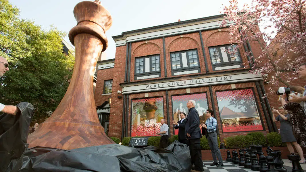 World's largest chess piece is 53 times bigger than a regular king
