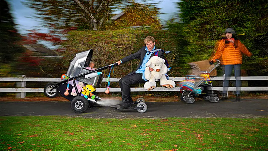 Fastest pram: Dad's 50-mph baby stroller retains top speed record a decade  on