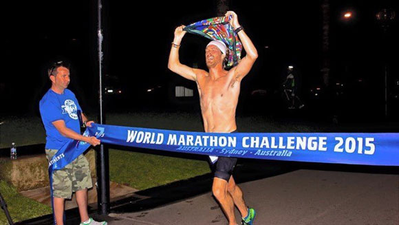 Australia Day: Aussie man beats life-threatening brain tumour and breaks multiple world marathon record