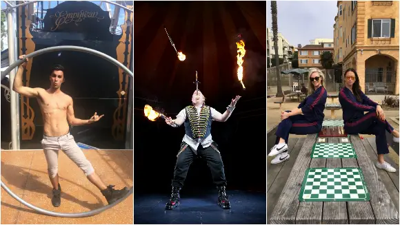 Facebook Live Rewind: Jenga Towers, strongmen, and spinning acrobats