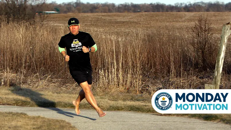 Monday Motivation: Sonny Molina - the record-breaking marathon king who runs barefoot