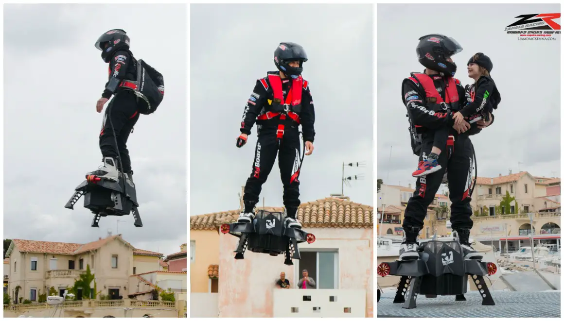 Confirmed: Franky Zapata sets new Farthest hoverboard flight record in France