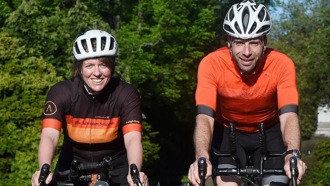 Jenny Graham and Mark Beaumont compare their round-the-world bike rides