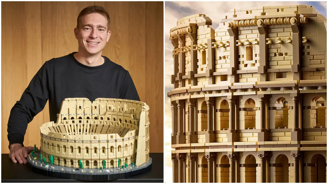 bureau bestyrelse Omvendt LEGO® Colosseum breaks record for largest set ever with over 9,000 pieces |  Guinness World Records