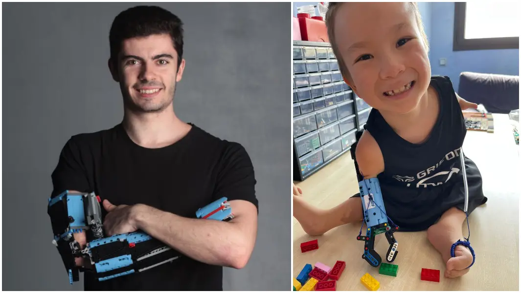 Grønthandler kontakt Jeg har erkendt det Inventor "Hand Solo" builds LEGO® arm for eight-year-old | Guinness World  Records