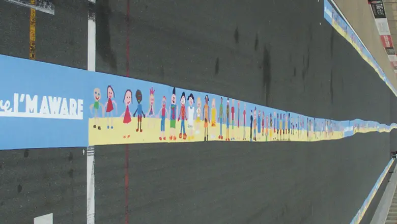 World’s longest painting created in Dubai to raise awareness about autism
